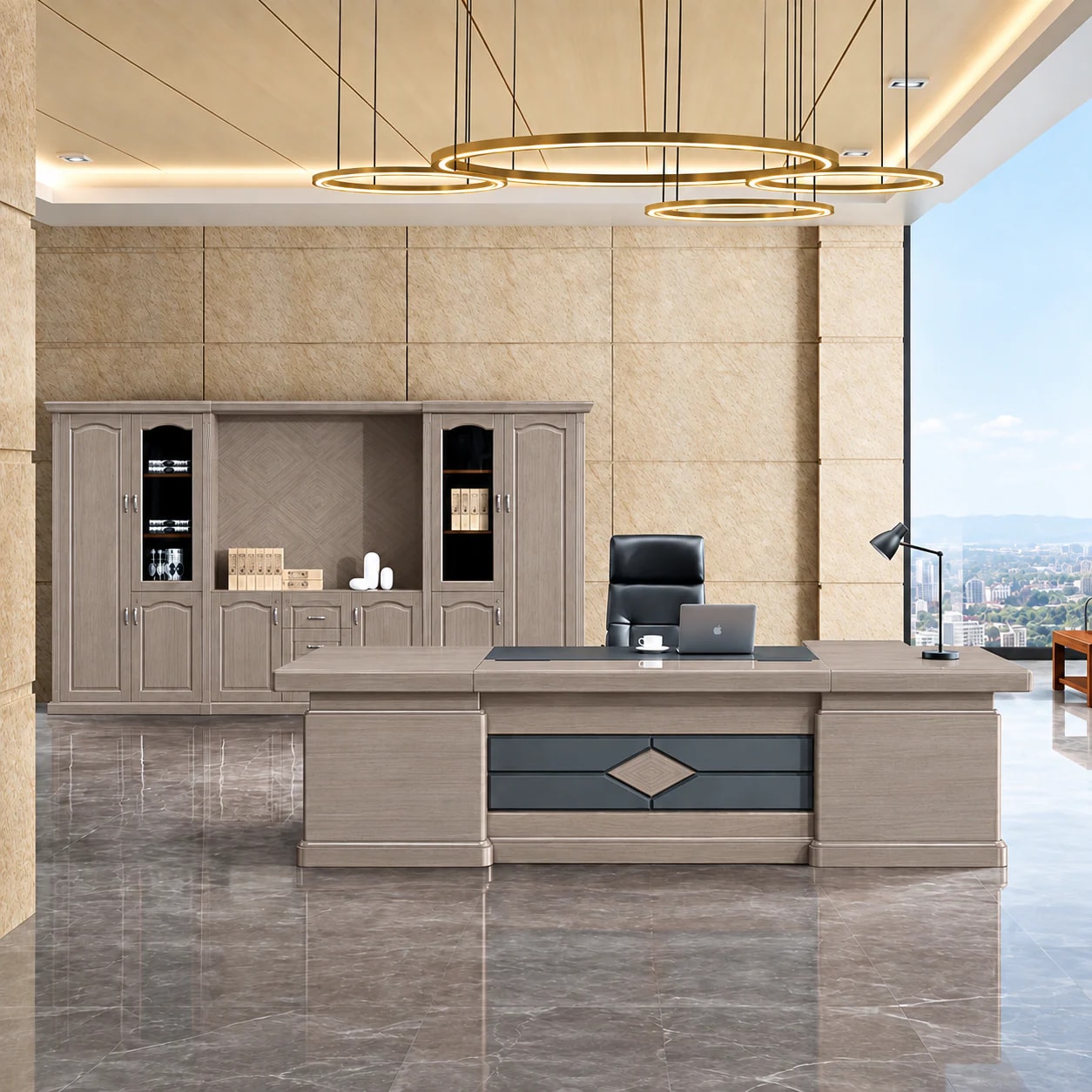 Grey interior application