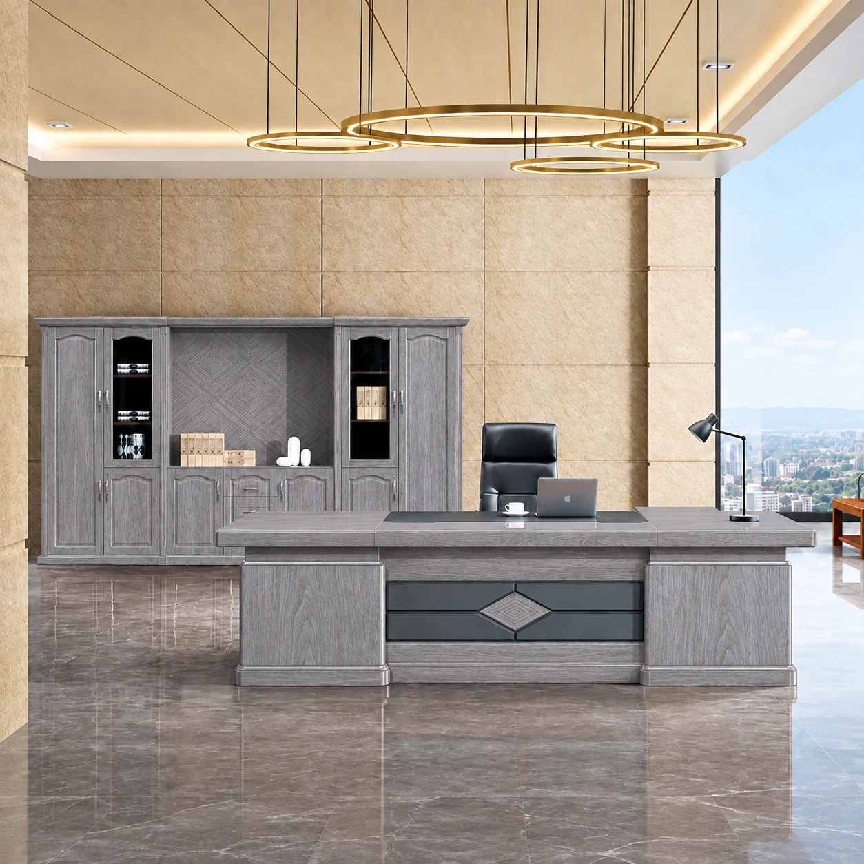 Grey Crown interior application