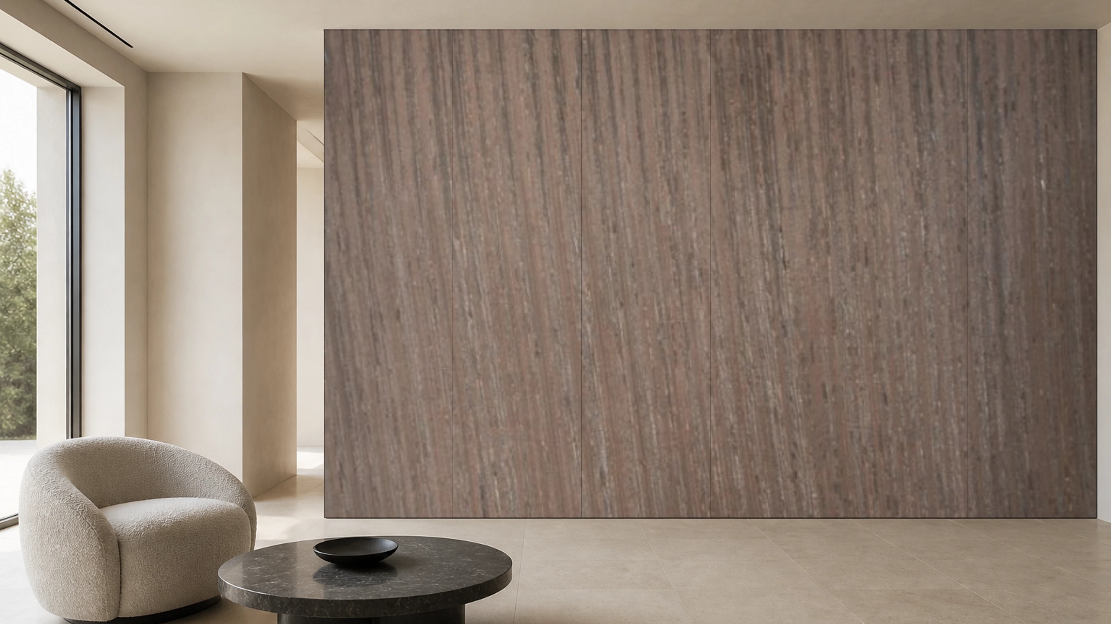 Wengue interior application
