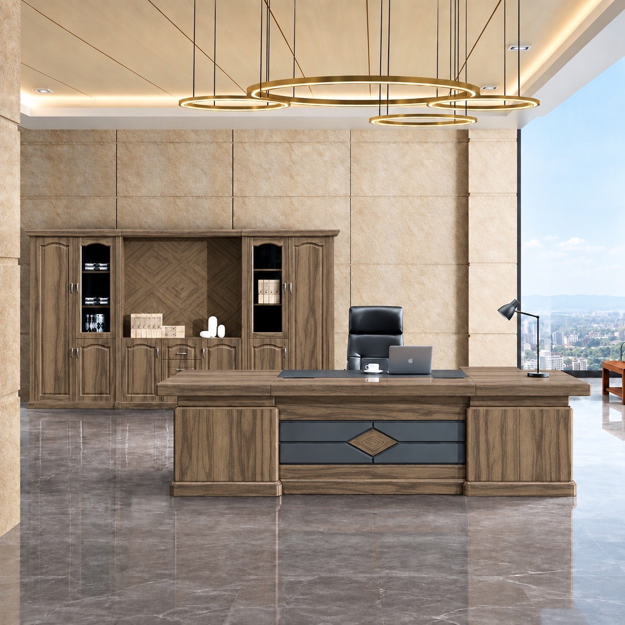 Figure Walnut interior application